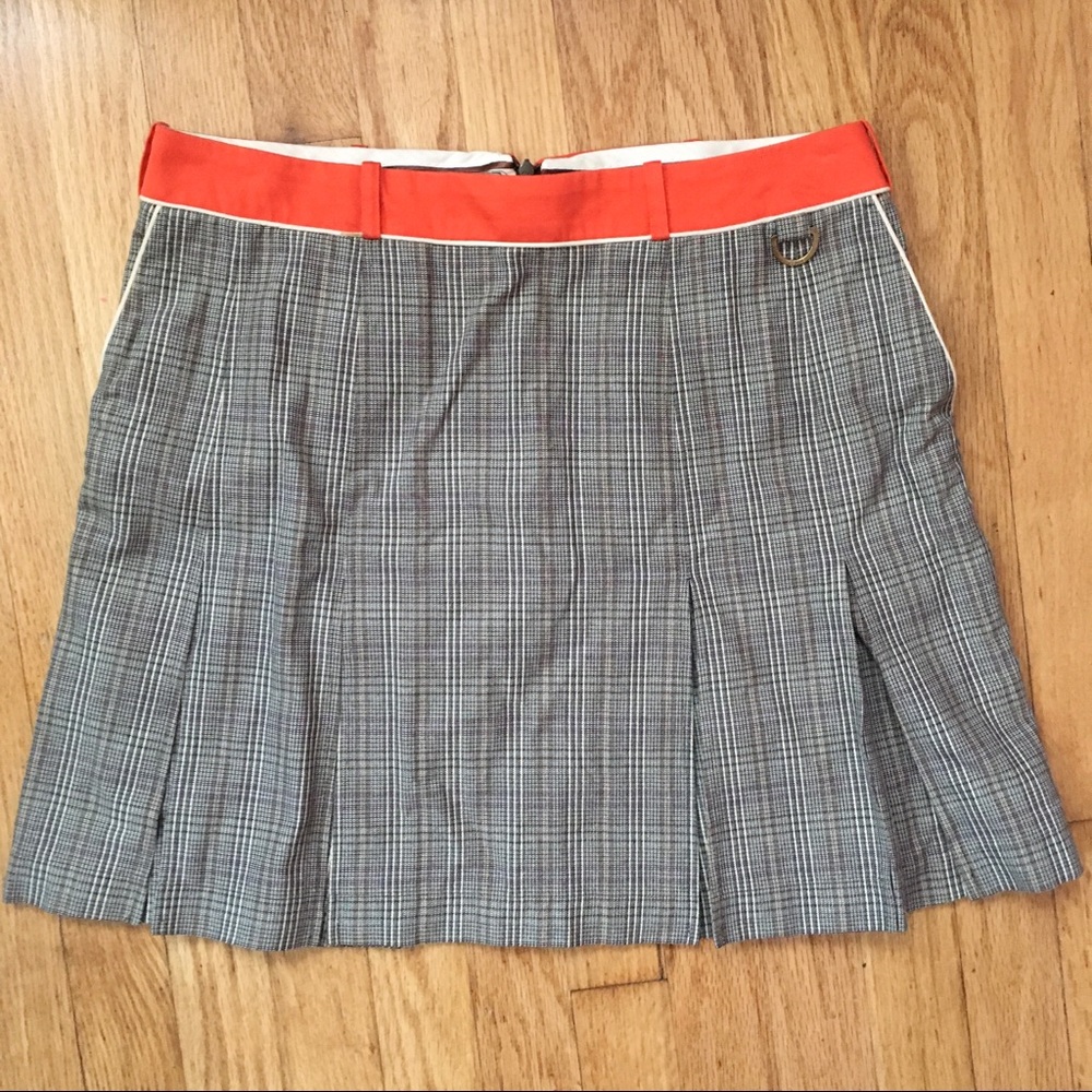 Celine skirt vintage plaid 40 designer original L